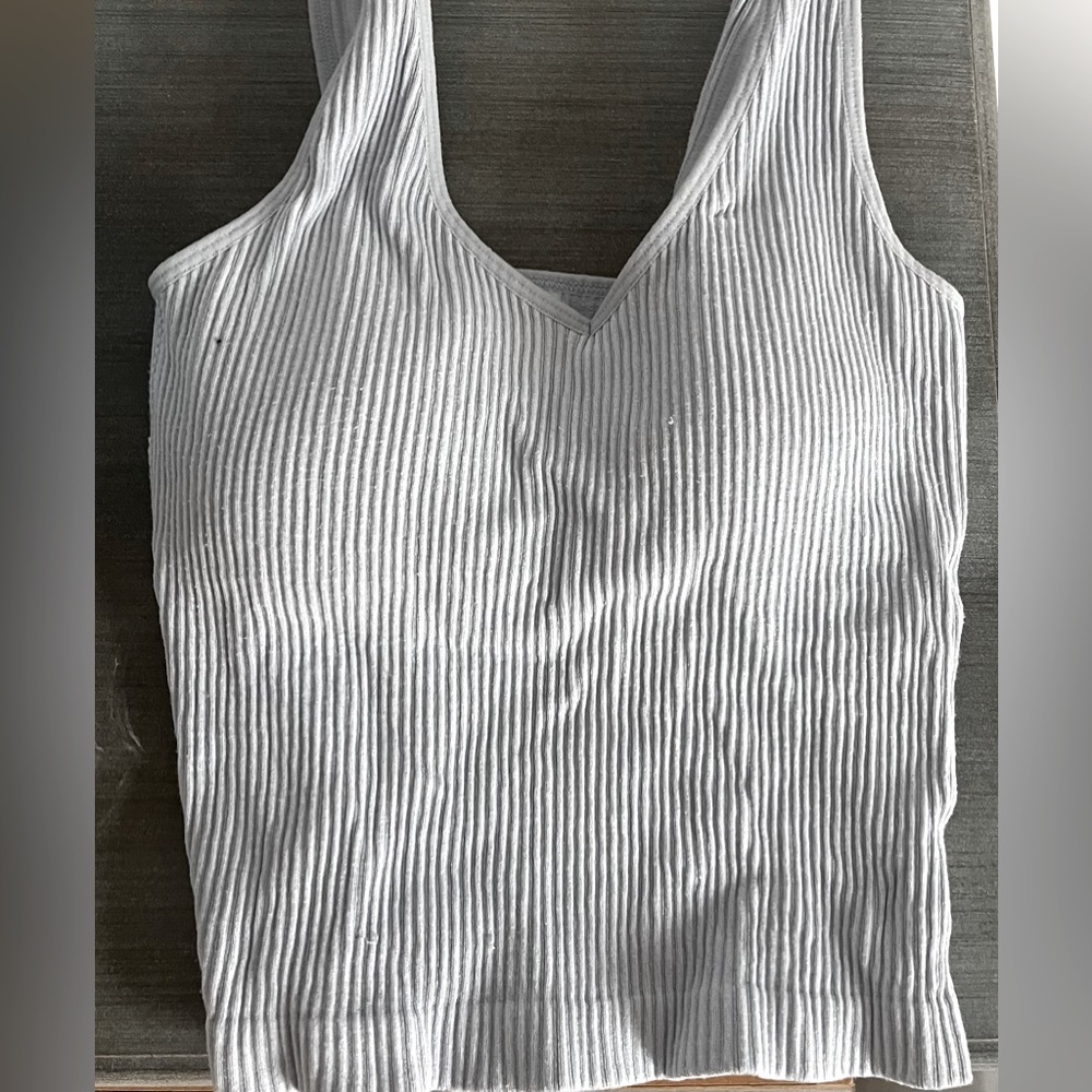 Alter’d state light blue cropped tank top